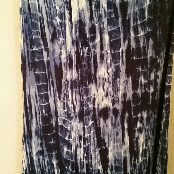 Tie dyed abstract maxi skirt, S - Picture 3 of 6
